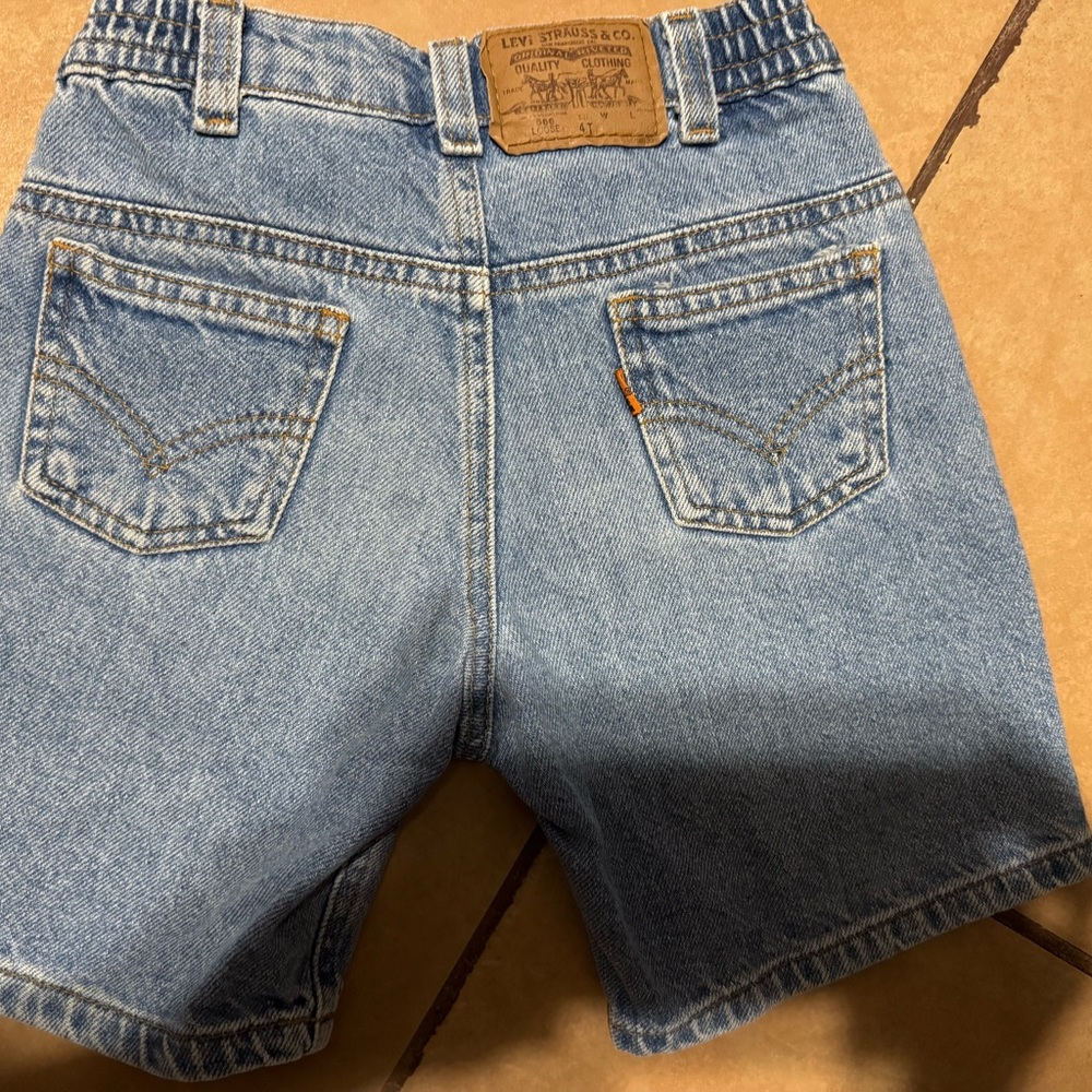 Levi's Classic Blue Denim Shorts